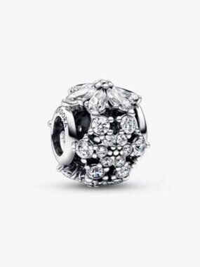 Pandora Sparkling Herbarium Cluster Round Charm